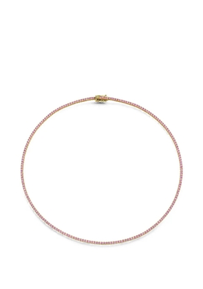 Sydney Evan sapphire tennis necklace - Gold