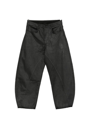 Thom Krom belt-loop coated trousers - Black