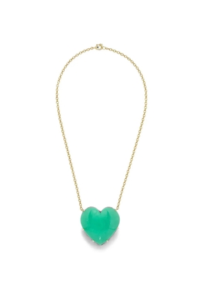 Irene Neuwirth One Of A Kind Love chrysoprase heart-pendant necklace - Gold