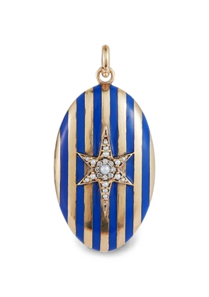 Storrow Jewelry Lillian diamond and pearl locket pendant - Gold