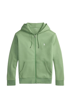 Polo Ralph Lauren logo-embroidered zip-up hoodie - Green