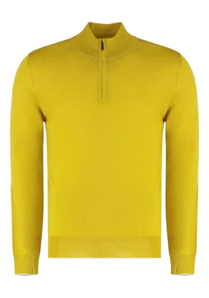 Moorer half-zip sweater - Yellow