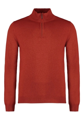 Moorer half-zip sweater - Orange