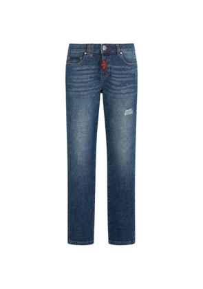 Philipp Plein straight Supreme fit jeans basic - Blue