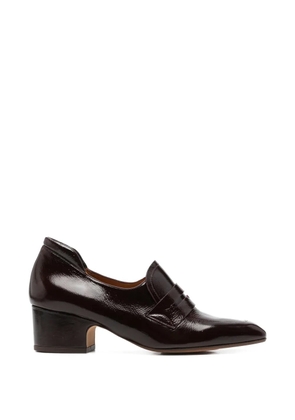 Chie Mihara Curintia patent-finish block-heel heeled pumps - Red