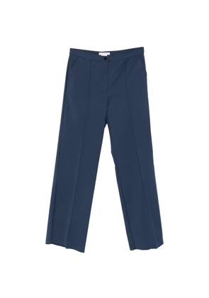 Marina Rinaldi Piroghe pressed-crease straight-leg trousers - Blue