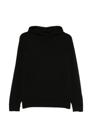 CFCL raglan-sleeve hoodie - Black