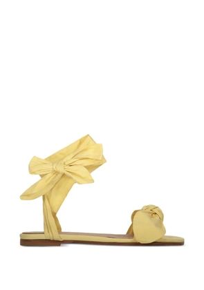 RED(V) bow-detail wrap-around sandals - Yellow