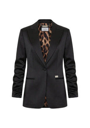 Philipp Plein cady ruched-sleeve blazer - Black