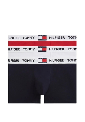 Tommy Hilfiger logo-print waistband boxers (pack of three) - Blue