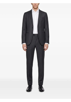 Caruso single-breasted pressed-crease suit - Grey