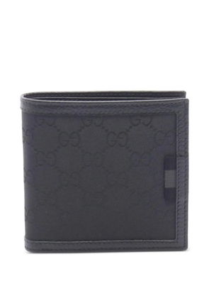 Gucci Pre-Owned 2010s GG canvas bi-fold wallet - Black