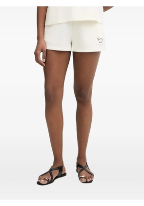 Karl Lagerfeld logo-print drawstring shorts - Neutrals