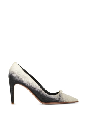 RED(V) bow-detail ombré pumps - White