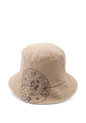 Christian Dior Pre-Owned 2010s Union logo bucket hat - Neutrals