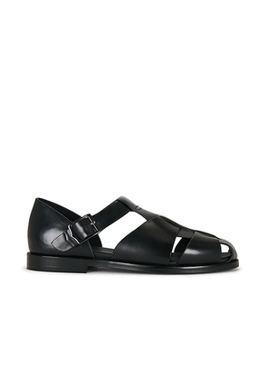 G.H.BASS Potter Flat Sandals in Black - Black. Size 8 (also in 8.5, 9, 9.5, 10, 10.5, 11, 11.5, 12).