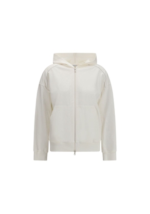 Brunello Cucinelli White Cotton Sweatshirt - L