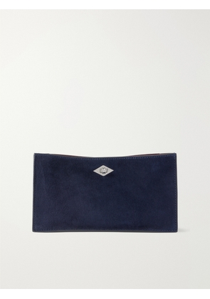 Métier - Ease 22 Suede Clutch - Blue - One size