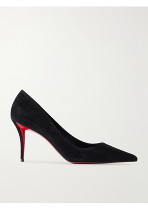 Christian Louboutin - Miss Z 80 Suede Pumps - Black - IT36,IT36.5,IT37,IT37.5,IT38,IT38.5,IT39,IT39.5,IT40,IT40.5,IT41,IT41.5,IT42