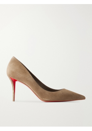 Christian Louboutin - Miss Z 80 Suede Pumps - Gray - IT36,IT36.5,IT37,IT37.5,IT38,IT38.5,IT39,IT39.5,IT40,IT40.5,IT41,IT41.5,IT42