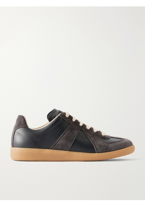 Maison Margiela - Replica Suede And Leather Sneakers - Brown - IT35,IT36,IT37,IT38,IT39