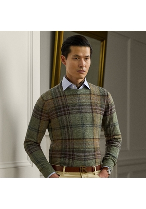 Plaid Cashmere-Wool Jumper