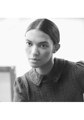 Cable-Knit Cotton Pointelle Jumper