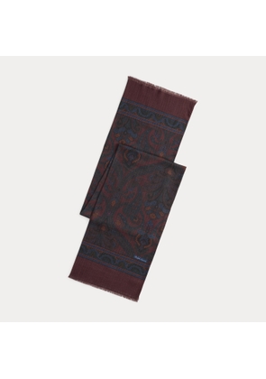 Paisley Cashmere-Silk Scarf