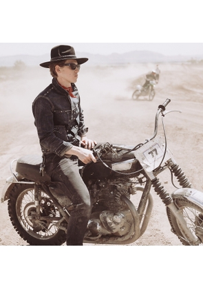 Ridgewood Studded Denim Trucker Jacket
