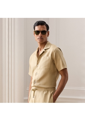 Silk-Linen Camp Shirt