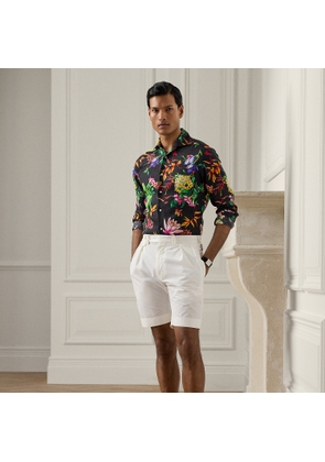 Hand-Tailored Pleated Poplin Short