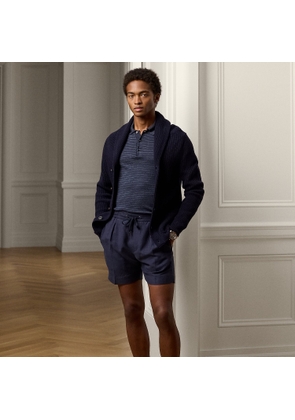 Hand-Tailored Silk-Linen Short