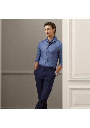 Gregory Hand-Tailored Silk-Linen Trouser