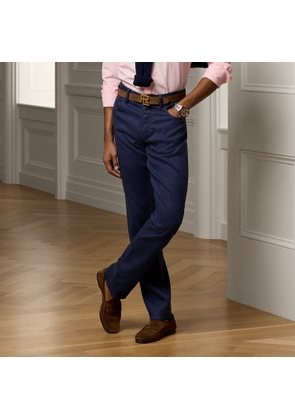 Slim Fit Stretch Linen-Cotton Jean