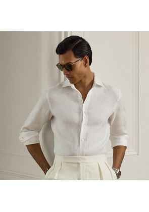 Basket-Weave Linen Shirt