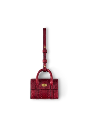 Mulberry Women's Mini Bayswater Bag Charm Apple Red