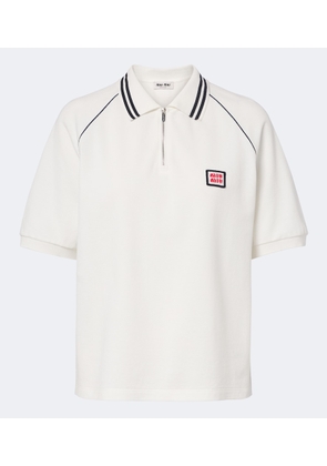 Miu Miu Cotton pique polo shirt