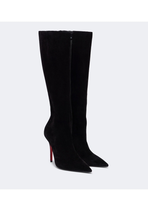 Christian Louboutin Miss Z suede knee-high boots