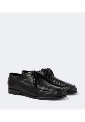 The Row Nino leather Derby shoes