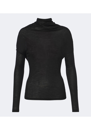 Victoria Beckham Draped jersey top