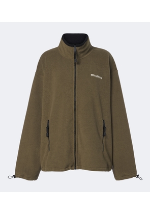 Miu Miu Oversized fleece jacket