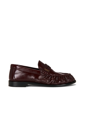 Saint Laurent Le Loafer Moccasin in Vintage Bordeaux - Burgundy. Size 39.5 (also in 37, 37.5, 38, 38.5, 39, 41, 36, 36.5, 40).
