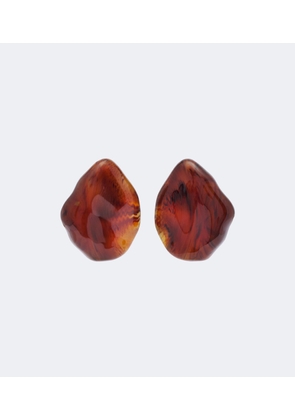 Victoria Beckham Ambra gold-plated clip-on earrings