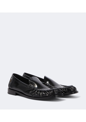 Saint Laurent Theobald Cassandre leather loafers