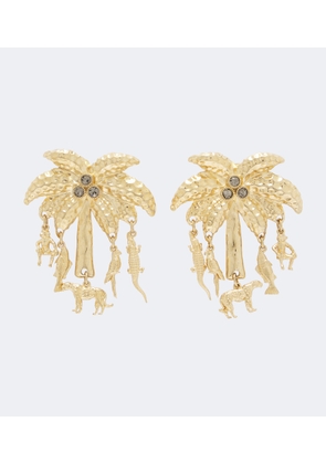 Jacquemus Palmier embellished drop earrings