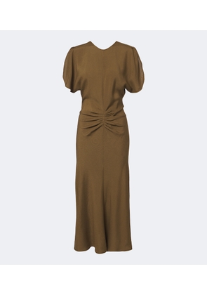 Victoria Beckham Bela ruched midi dress