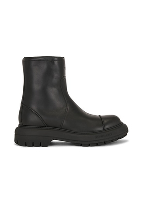 Givenchy Leather Biker Ankle Boots in Black - Black. Size 44 (also in 45).