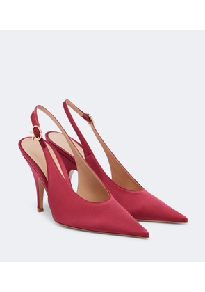Gianvito Rossi Sofia satin slingback pumps
