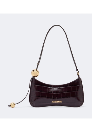 Jacquemus Bisou Perle Small leather shoulder bag