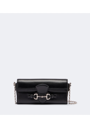 Gucci Horsebit leather wallet on chain